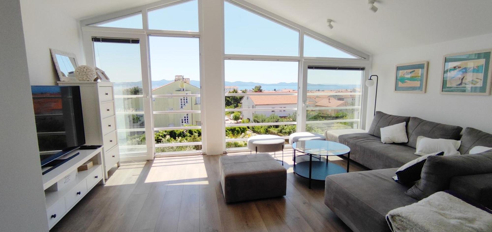 Iva'S Cosy Apartment, Sea View And Free Parking Zadar Luaran gambar